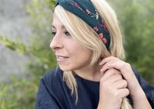 Charger l'image dans la galerie, HEADBAND TURBAN - Vert Coquelicots