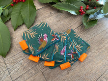 Charger l'image dans la galerie, LINGETTES 100% Coton éponge - Lot de 5 Bleu Canard Perroquet (Panier en option)