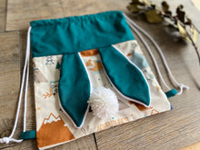 Charger l'image dans la galerie, SAC À DOS LAPIN - Bleu canard Canadian wood renard 🦊