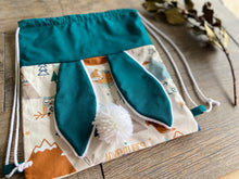 Charger l'image dans la galerie, SAC À DOS LAPIN - Bleu canard Canadian wood renard 🦊