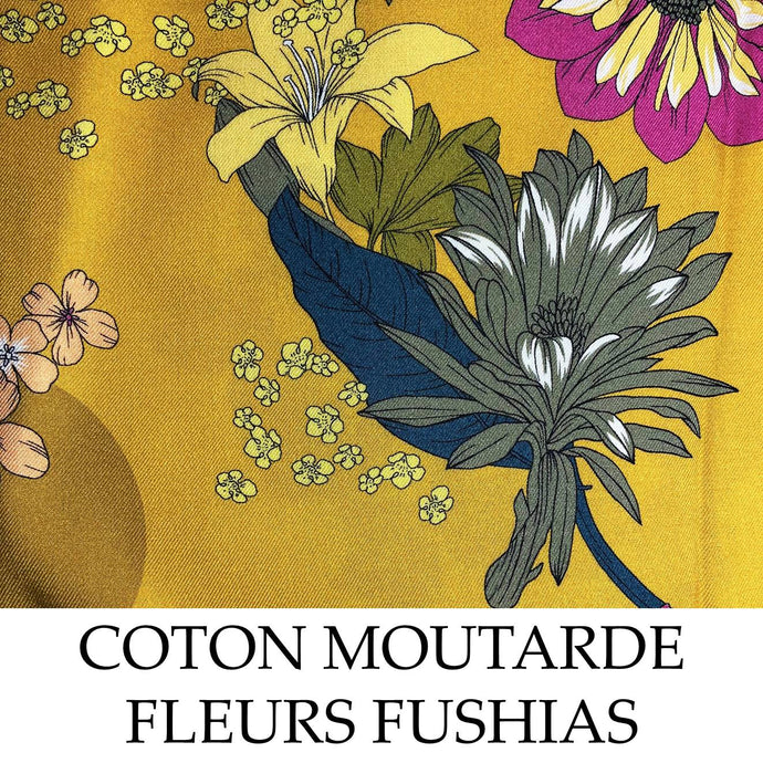 Couleur Jaune NŒUD PAPILLON > Grand Modèle (Adulte) - 1 tissu