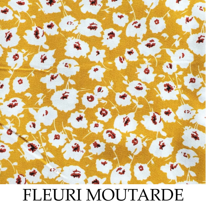 Couleur Jaune NŒUD PAPILLON > Grand Modèle (Adulte) - 1 tissu