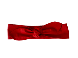 HEADBAND À NOUER - Rouge Red