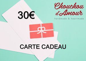 CARTE CADEAU 30€