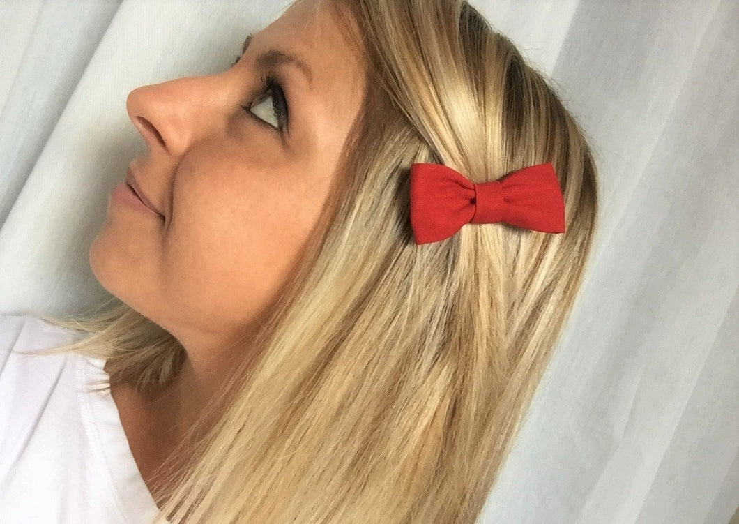 BARRETTE CHEVEUX - Rouge Red
