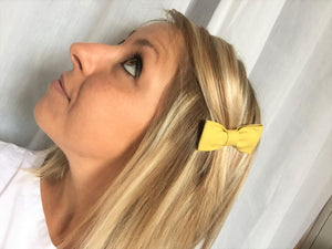 BARRETTE CHEVEUX - Jaune Sunshine