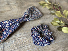 Charger l&#39;image dans la galerie, COSY HEADBAND HIVER &amp; CHOUCHOU - Bleu Marine Yokohama
