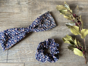 COSY HEADBAND HIVER & CHOUCHOU - Bleu Marine Yokohama