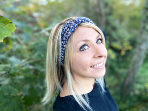 COSY HEADBAND HIVER - Bleu Marine Yokohama