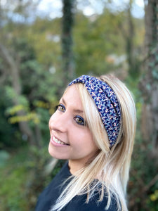 COSY HEADBAND HIVER - Bleu Marine Yokohama