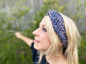 HEADBAND TURBAN - Bleu Marine Yokohama