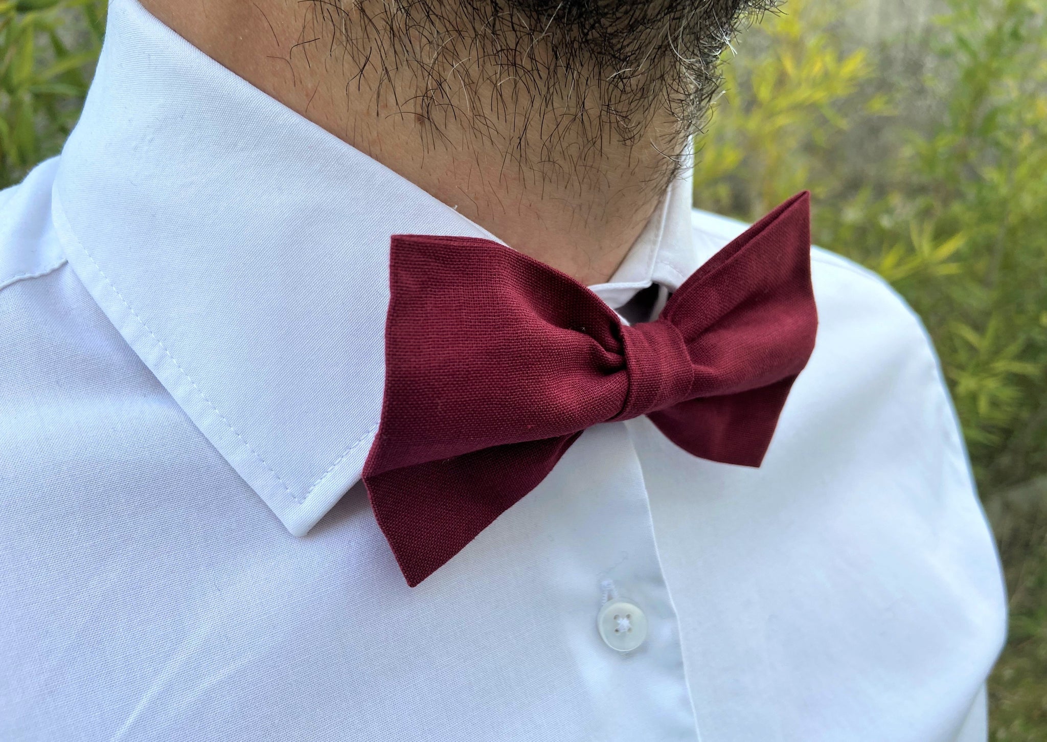 NŒUD PAPILLON Bordeaux - Main Image