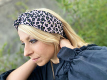 Charger l&#39;image dans la galerie, HEADBAND TURBAN - Léopard Rose
